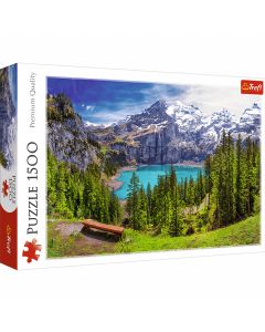 TREFL Puzzle Oeschinen Alpsko Jezero, Švajcarska - 1.500 delova - T26166