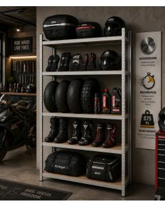 eHomeStorage Garažna metalna polica na 5 nivoa 212x100x45cm