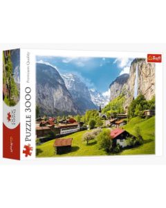 TREFL Puzzle Lauterbrunen, Švajcarska - 3.000 delova - T33076