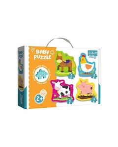 TREFL Puzzle 4u1 Baby farm 36070 - 3, 4, 5, 6 delova - 102600-T36070