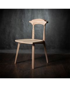 MEDA FURNITURE Luka – drvena stolica sa tapaciranim sedištem - TakuIzd45
