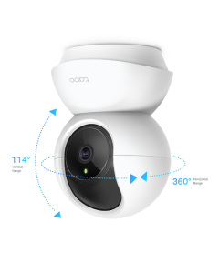 TP LINK Kamera TP-LINK TAPO C200 Wi-Fi, pan/tilt, bela - TAPO C200