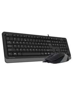 A4 TECH F1010 FSTYLER USB US siva tastatura + USB sivi miš - TAS00921