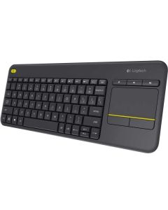 LOGITECH Bežična tastatura K400 Plus Touchpad YU, crna - TAS01048