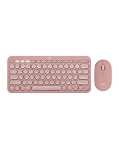 LOGITECH Pebble2 Wireless Combo US tastatura i miš roze