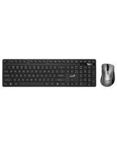 GENIUS Bežična tastatura US KM-8216S, crna