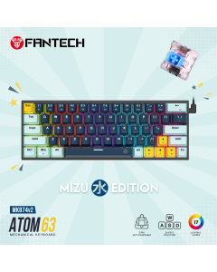 Tastatura mehanička Gaming Fantech MK874 RGB Atom 63 Navy (Blue switch) - 214006