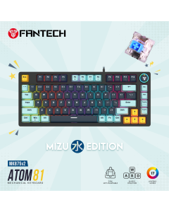 Tastatura Mehanicka Gaming Fantech MK875 RGB Atom 81 Navy (Blue switch) - 214008