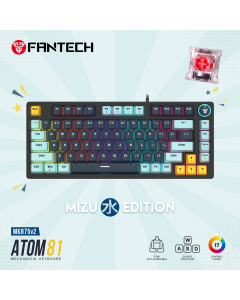 Tastatura Mehanicka Gaming Fantech MK875 RGB Atom 81 Navy (Red switch) - 214009