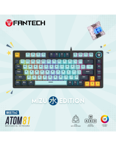 Tastatura Mehanicka Gaming Fantech MK875 RGB Atom 81 SkyBlue (Blue switch) - 216760