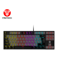 Tastatura mehanička Gaming Fantech MK876 RGB Atom TKL siva (RED switch) - G209680