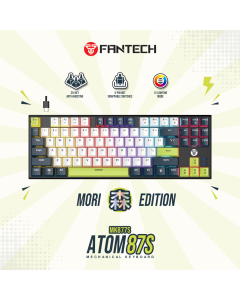 Tastatura mehanička Gaming Fantech MK877S RGB Atom 87S Mori bela (Red switch) - 221863