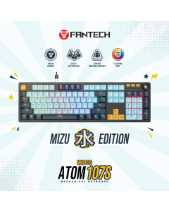 Tastatura mehanička Gaming Fantech MK893S RGB Atom 107S MIZU Blue (Red switch) - 222341