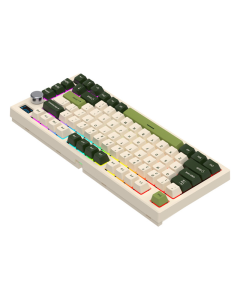 Tastatura mehanička Gaming Fantech MK910 RGB Vibe Maxfit 81 Milky Matcha Wireless (Yellow switch) - G211106