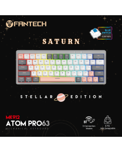 Tastatura Mehanicka Gaming Fantech MK912 RGB Atom PRO63 Wireless Saturn (blue switch) - 216166-1