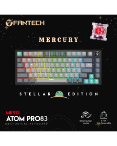 Tastatura Mehanicka Gaming Fantech MK913 RGB Atom PRO83 Wireless Mercury (red switch) - 214345