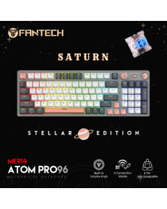 Tastatura Mehanicka Gaming Fantech MK914 RGB Atom PRO96 Wireless Saturn (blue switch) - 216765