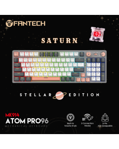 Tastatura Mehanicka Gaming Fantech MK914 RGB Atom PRO96 Wireless Saturn (red switch) - 217307