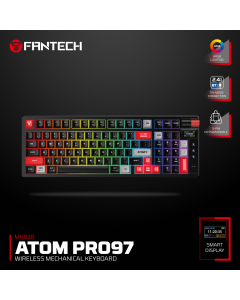Tastatura mehanička Gaming Fantech MK918 RGB Atom PRO97 Wireless crna (Blue switch) - 220818