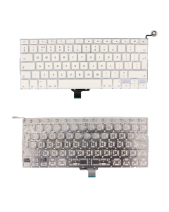 Tastatura za laptop Apple Macbook A1342 UK bela - 49145