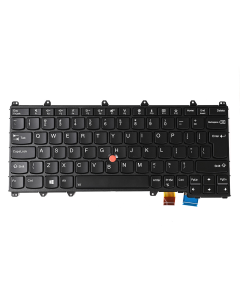 Tastatura za laptop Lenovo ThinkPad X380 Yoga crni frejm veliki enter - 222668