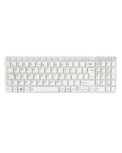 Tastatura za laptop Toshiba L50-B Veliki Enter bela - 96553-1