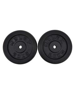 RING Tegovi 2x20kg crni standardni liveni - RX PLO1-20 - 102