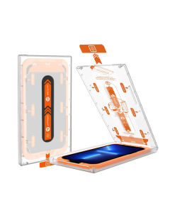 Zastitno Staklo Tempered glass 2.5D dust free Box za iPhone 13 Pro Max/14 Plus 6.7 crni - 207611