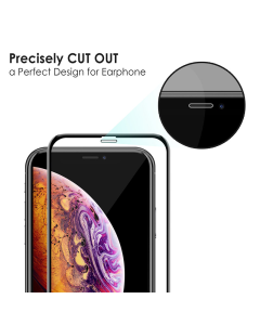 Zaštitno staklo za iPhone XS Max/ 11 Pro Max crno 5D Mini verzija case Friendly - 028612