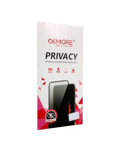 Zastitno staklo Tempered Glass Privacy 2.5D full glue za iPhone 15 Plus 6.7 crni - 210627