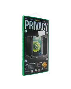 Zaštitno Staklo Tempered glass Privacy 2.5D full glue za Samsung A032F Galaxy A03 Core crni - 200665-1