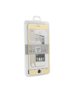 Zastitno Staklo Tempered glass za iPhone 5 2u1 zlatni - 31677-1-1
