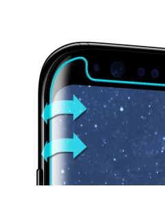 Zaštitno staklo za Samsung S8 Plus/ G955 crno (zakrivljeno) (Mini verzija) - 020184