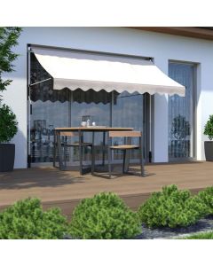 MULTIGARDEN Tenda za terasu i balkon sa podešavanjem visine 3x1.2m beige