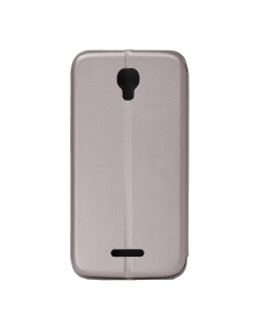 Maska za Alcatel Pixi 4 (5 in)/ 5010 srebrna na preklop Teracell Flip Premium - 018719