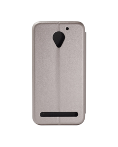 Maska za Lenovo Vibe C2 srebrna na preklop Teracell Flip Premium - 019562