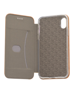 Maska za Samsung J8/ J810F (2018) EU plava na preklop Teracell Leather - 028888