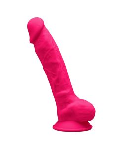 Termoaktivni Rozi Silikonski Dildo 18cm - 05377050000