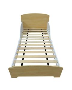 Dečiji drveni krevet sa zaštitom i ramom za dušek 140/70 cm – KINDER HOME - TF-11170