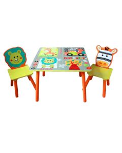 KINDER HOME Dečiji sto sa 2 stolice šareni - TF-4808-N