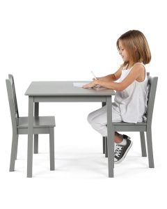 KINDER HOME Dečiji drveni sto sa 2 stolice šareni - TF6644