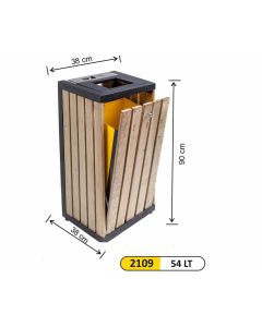 ARIMETAL Spoljna kanta za otpatke sa pepeljarom TK-2109 - TK-2109