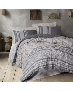 DEKOR DOM Posteljina CB RANFORCE DOUBLE - Toprak - TONNIA