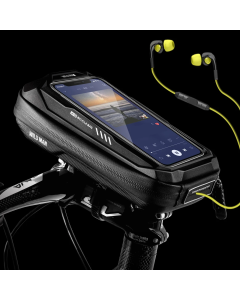 Torba/drzac za mobilni telefon za bicikl Wild man II crna - 211821
