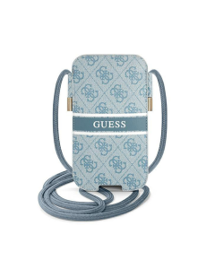 Torbica Guess Pouch PU 4g Stripe 170 mm x 95mm plava (GUPHM4GDBL) - 205398