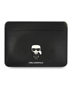Torba za laptop Karl Lagerfeld Sleeve Saffiano Ikonik 16.