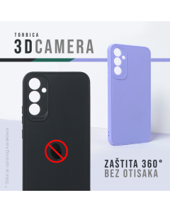 Torbica 3D Camera za Xiaomi Note 14 Pro 5G ljubicasta - 218320