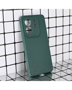Maska za Xiaomi Redmi Note 14 4G (SRB) 3D Camera tamno zelena - 221302