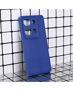 Maska za Xiaomi Redmi Note 14s 3D Camera tamno plava - 221981
