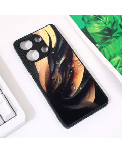 Maska za Xiaomi Redmi Note 13 4G Abstract crna - 214144